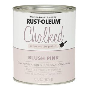 Rust-Oleum Chalked Ultra Matte Paint Blush Pink 887ml